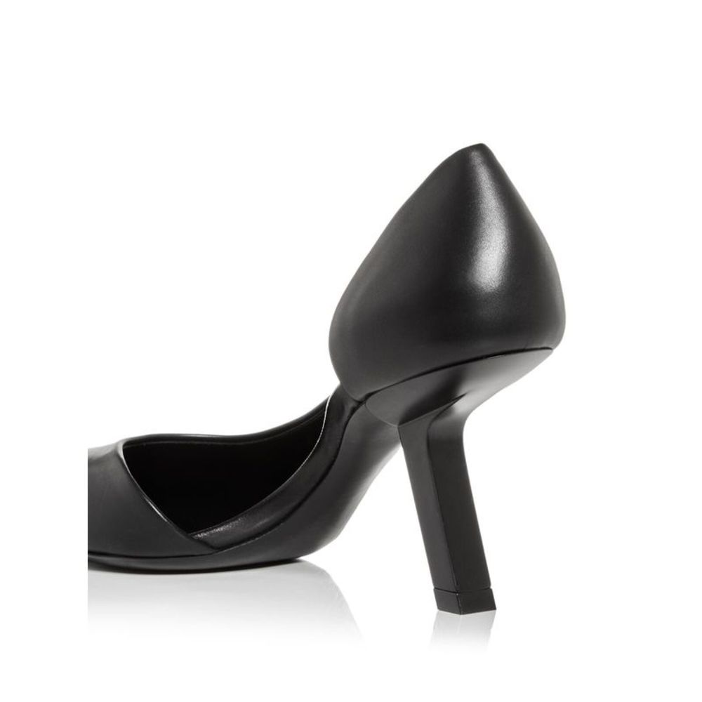 BALENCIAGA Womens Black Angled Heel D'orsay Silhouette Void Stiletto Pumps 38.5 - Picture 4 of 4